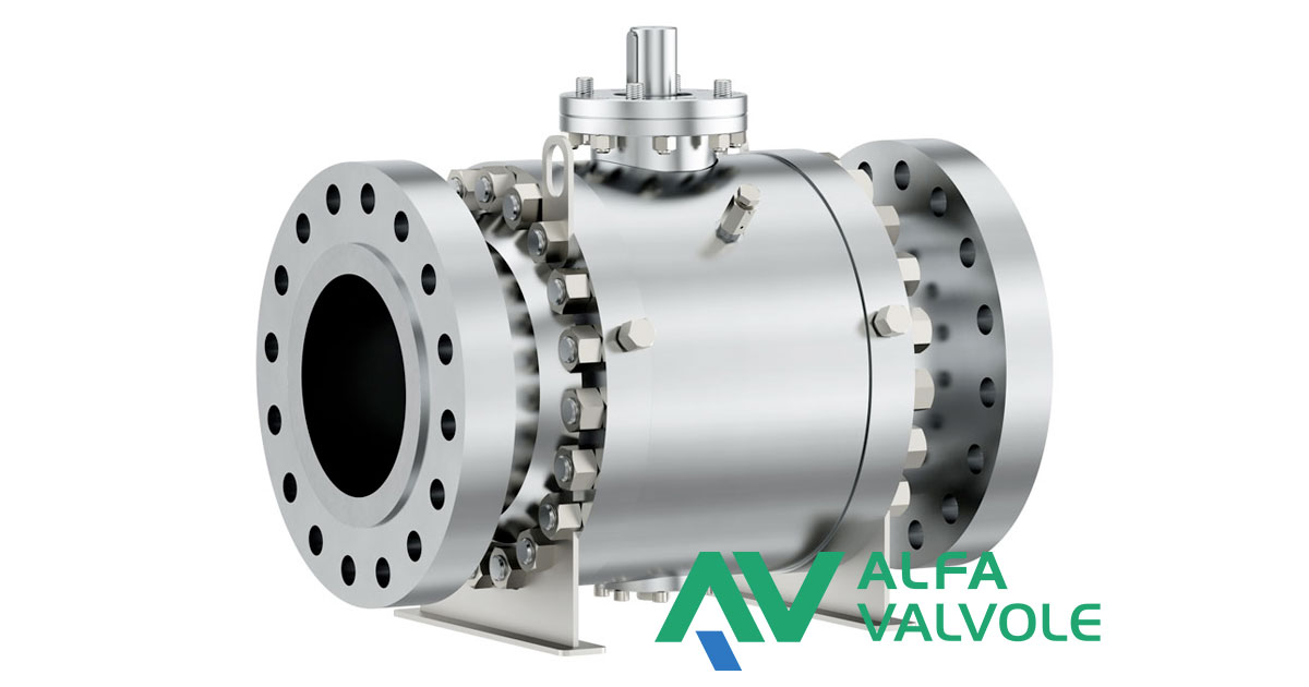 Alfa Valvole T Fb Ansi Dn Trunnion Type Ball Valve